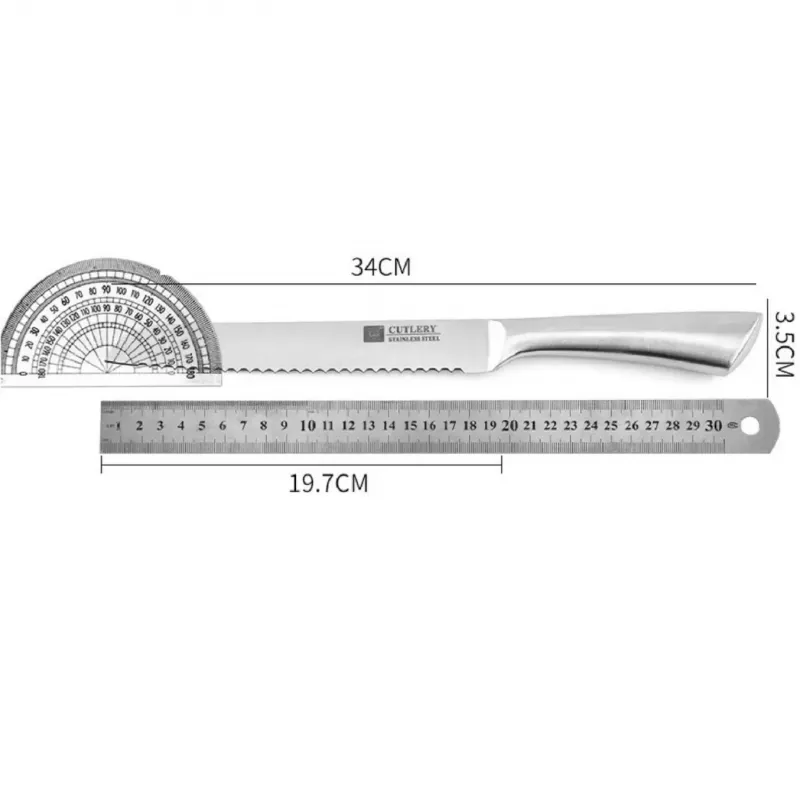 【烘焙必備】不鏽鋼吐司刀 麵包刀 蛋糕刀 吐司刀 鋸齒刀 吐司切片器